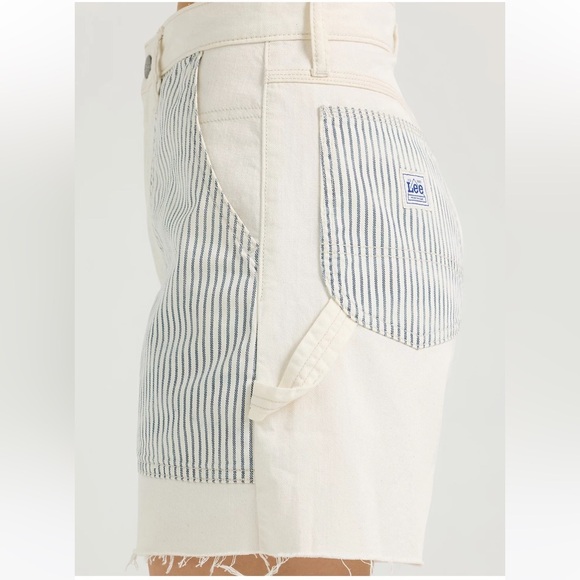 LEE WOMEN'S HIGH RISE CARPENTER SHORT Size 30 NEW - Picture 6 of 16